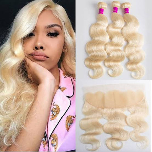 #613 Body Wave Bundles w Frontal